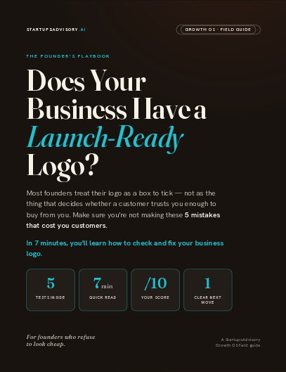 The Founder's Playbook — Does your business have a launch-ready logo?