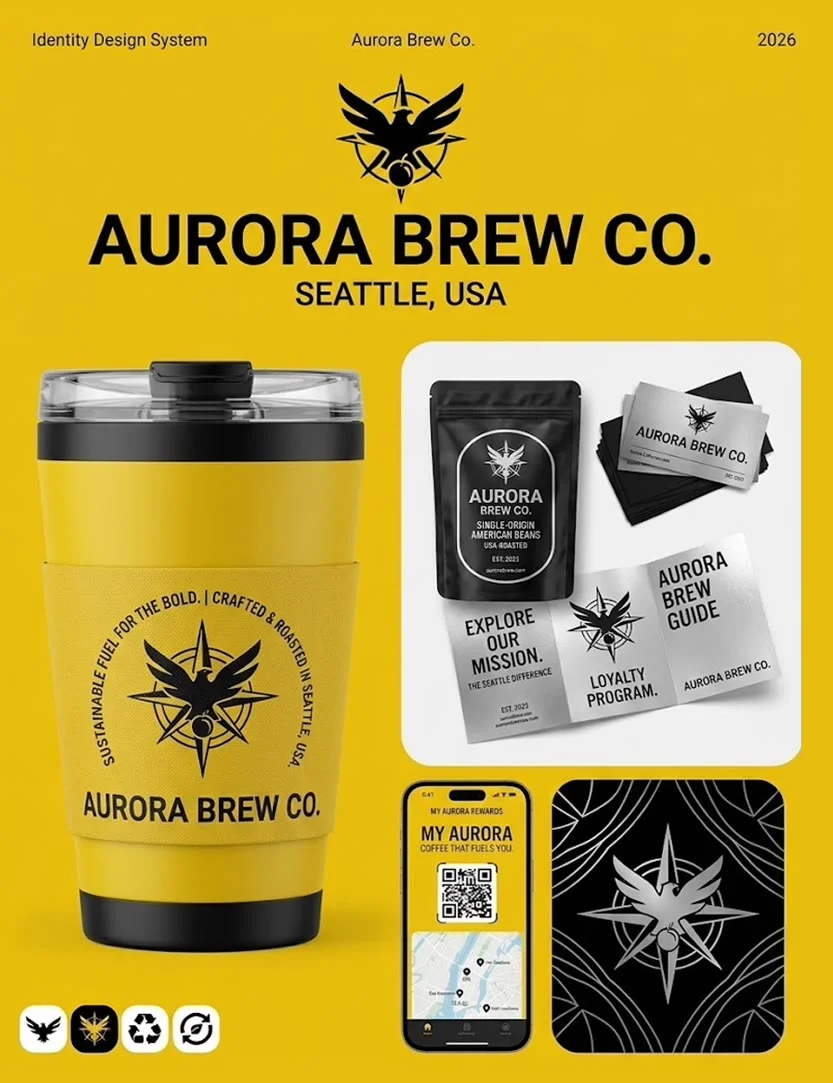 Brand and design work sample 3