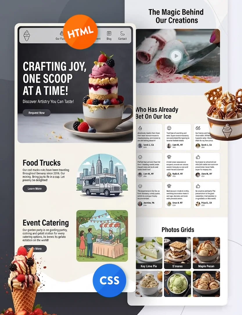 Web development sample 3