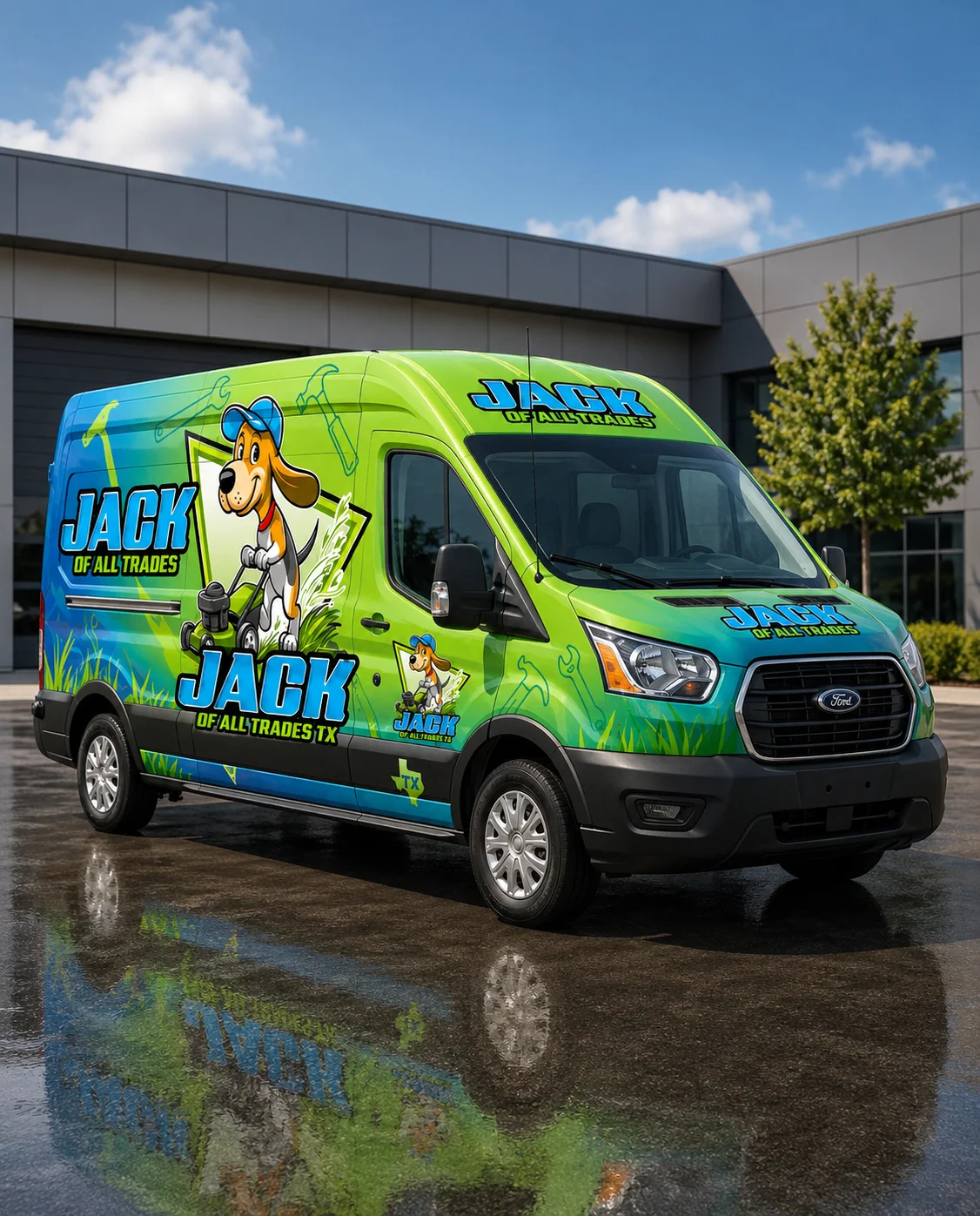 Vehicle wrap print method ready design